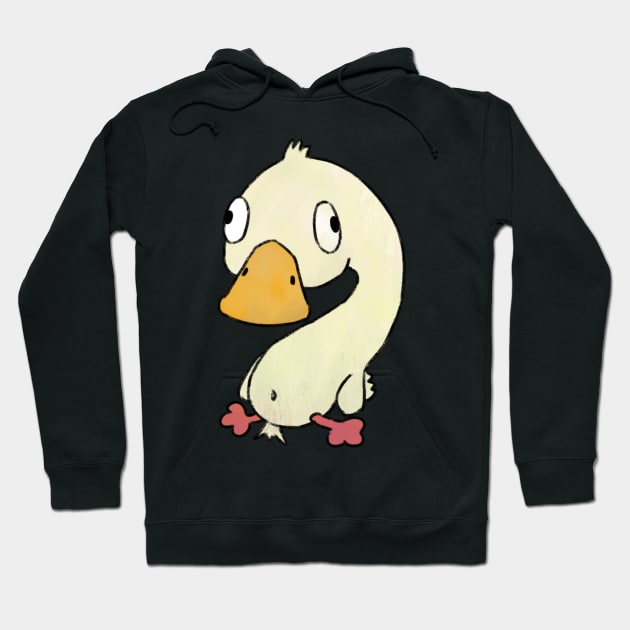 Goofy duck drawing Hoodie by Oranges